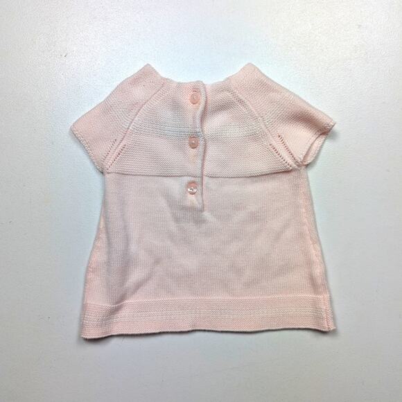 Janie and Jack Dress Baby Girls Size 0-3m Light Pink Sweater - Picture 2 of 4